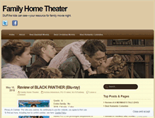 Tablet Screenshot of familyhometheater.com